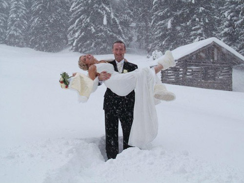 жена на руках