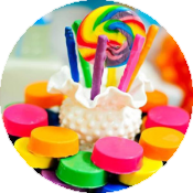 Радуга – тема яркого летнего Дня рождения (развлекательная программа и угощение)