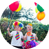 Радуга - тема яркого летнего Дня рождения (подготовка)