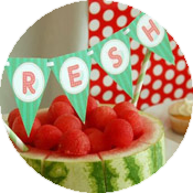 Яркий день лета - День Рождения в арбузном стиле или праздник арбуза