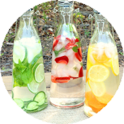 Ароматизированная вода  для летних вечеринок и праздников